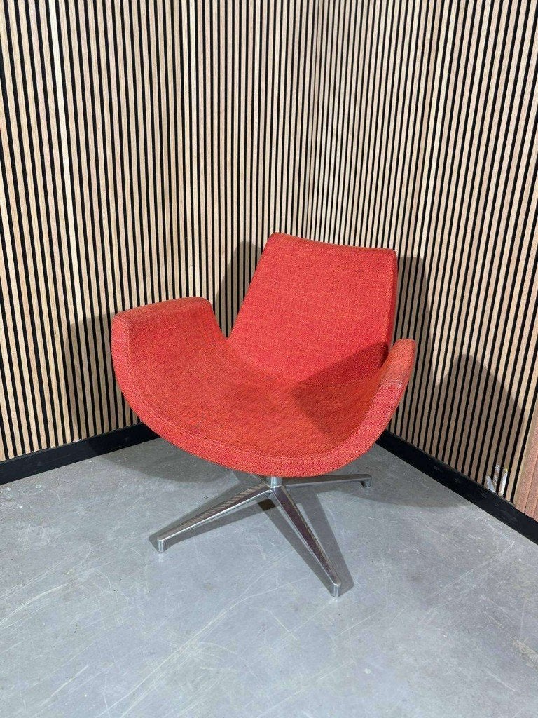 Fauteuil Enjoy rood (3 stuks), 75 tot 100 cm, Ophalen of Verzenden, Zo goed als nieuw, Handelstraat 18 Boxmeer