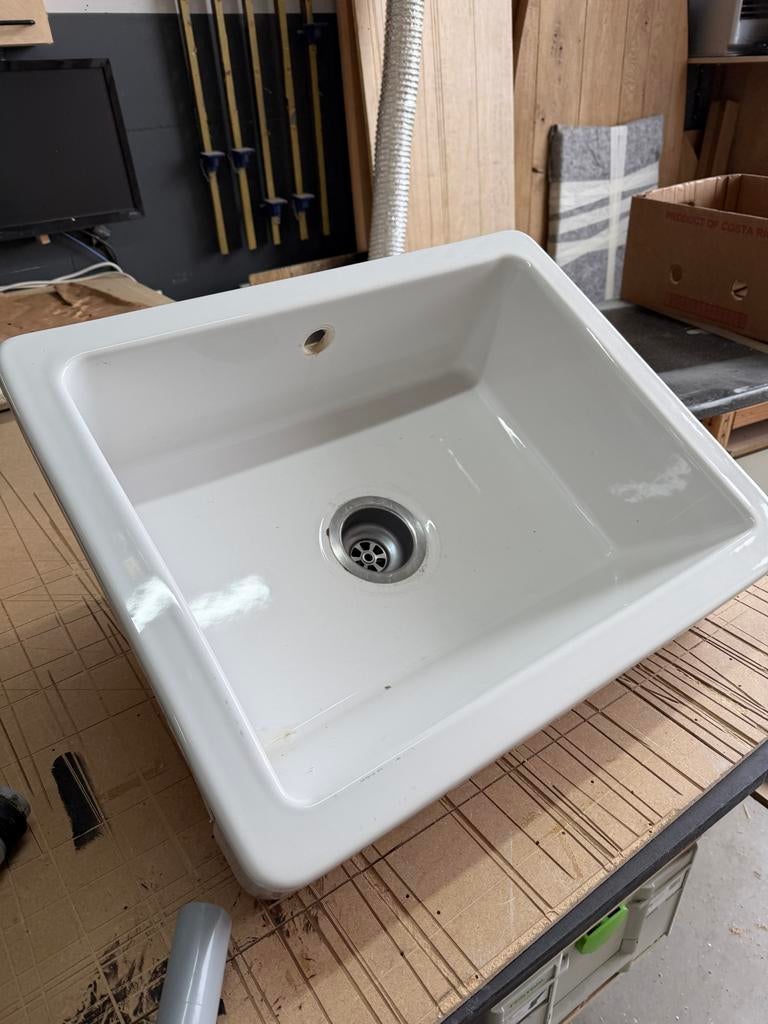Ikea HAVSEN spoelbak 62x48 cm, Doe-het-zelf en Verbouw, Ophalen, Gebruikt, Wastafel