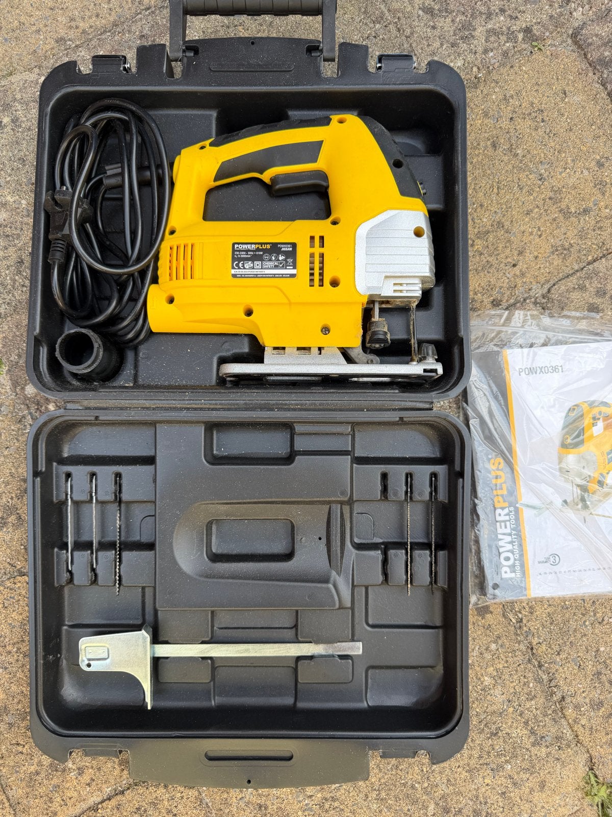 POWERPLUS Decoupeerzaag - Zo goed als nieuw, Decoupeerzaag, 600 tot 1200 watt, Ophalen of Verzenden, Zo goed als nieuw