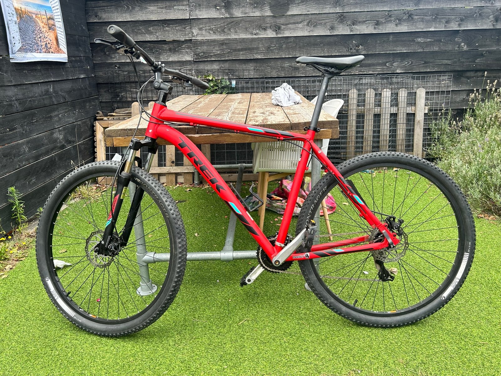 Trek Marlin 5 Mountainbike - 29 Inch, 23 inch frame, Rood, Fietsen en Brommers, Fietsen | Mountainbikes en ATB, Ophalen, 57 cm of meer