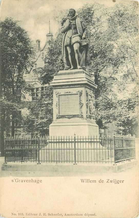 300-294-023 Den Haag Willem de Zwijger, Verzenden, Voor 1920, Zuid-Holland