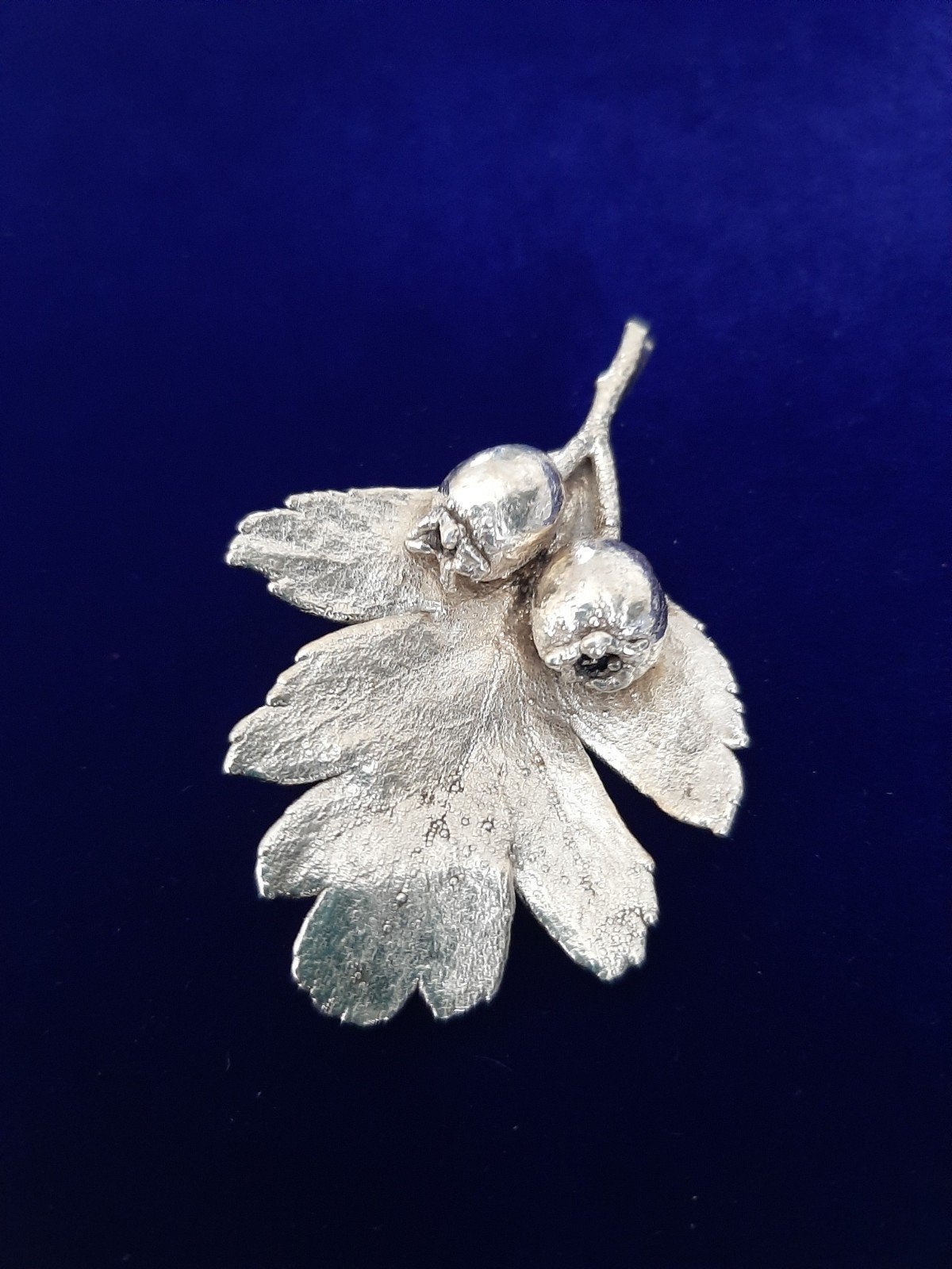 Broche Flora Danica, Ophalen of Verzenden, Zo goed als nieuw, Zilver, Zilver
