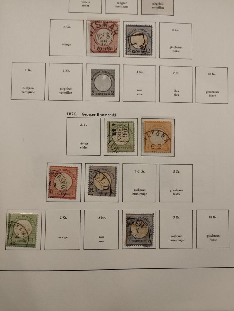 Gevorderde verzameling postzegels van Duitsland. Reich.(1), Postzegels en Munten, Postzegels | Volle albums en Verzamelingen, Ophalen of Verzenden