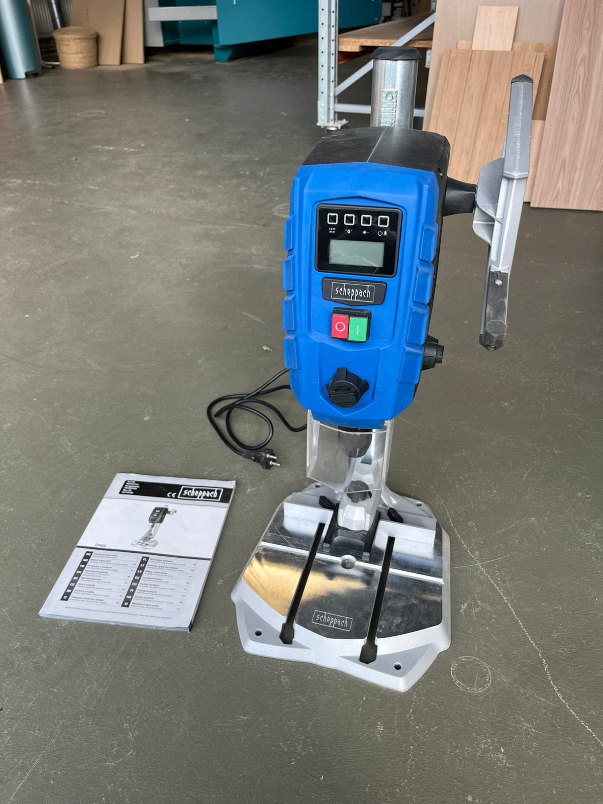 Scheppach DP 60 tafelboormachine in zeer goede staat, Ophalen, Zo goed als nieuw, Kolomboormachine
