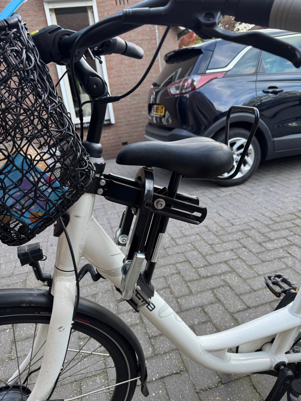 Kinderzitje fiets - Gebruikt maar in goede staat, Ophalen of Verzenden, Gebruikt, Voorzitje