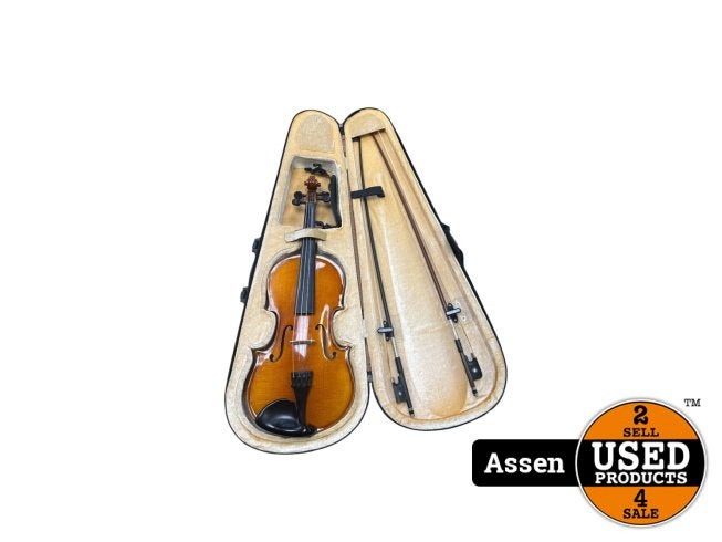 Ashton AV342AVN 3/4 Viool Incl. Case | Nette Staat, Muziek en Instrumenten, Snaarinstrumenten | Gitaren | Akoestisch, Flex Ltd.