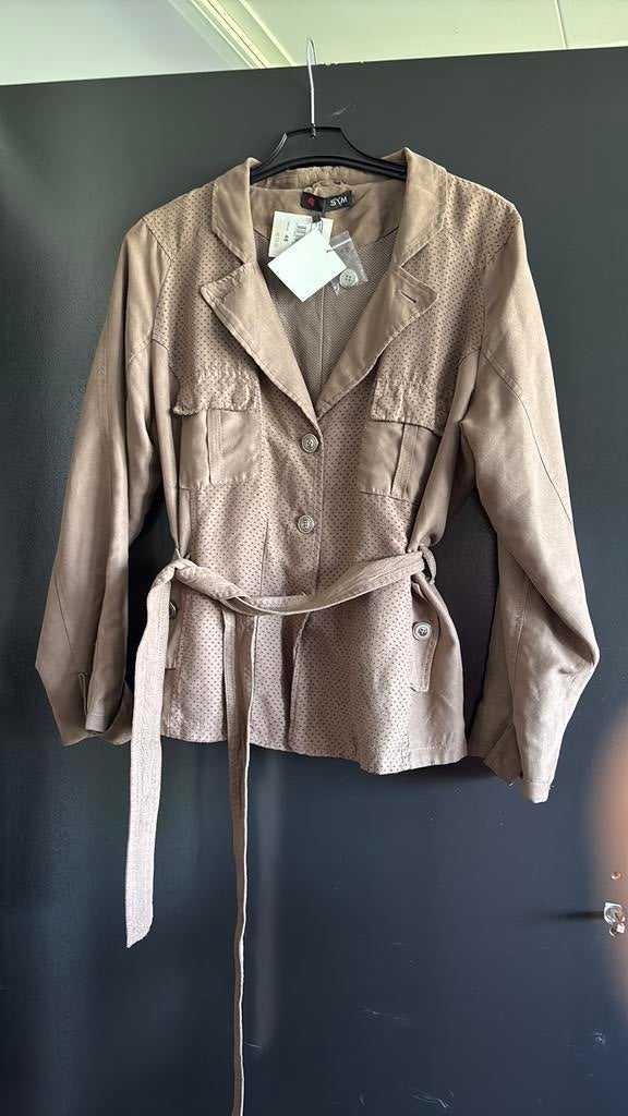 Jas sYm, Bruin, Maat 46/48 (XL) of groter, Nieuw, Ophalen of Verzenden