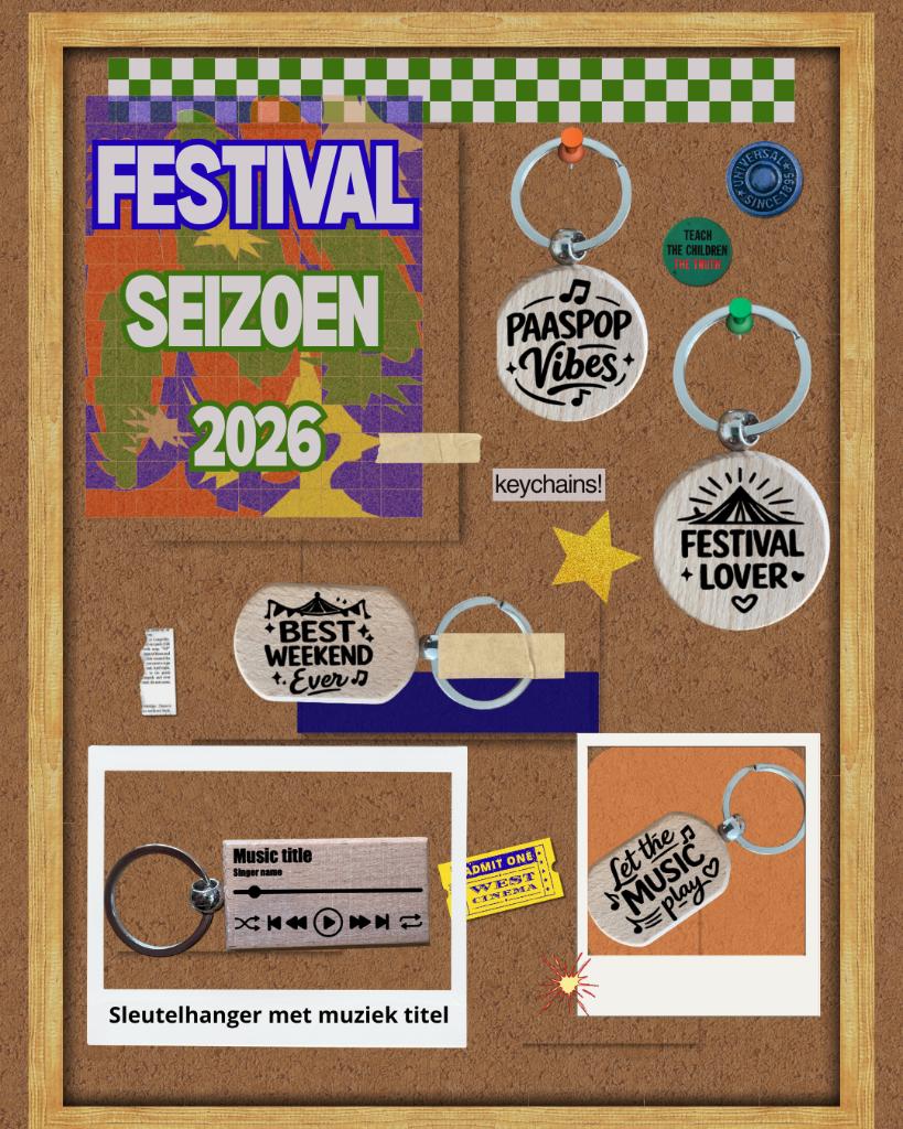 paaspop sleutelhanger  festival, Tickets en Kaartjes, Evenementen en Festivals, Twee personen