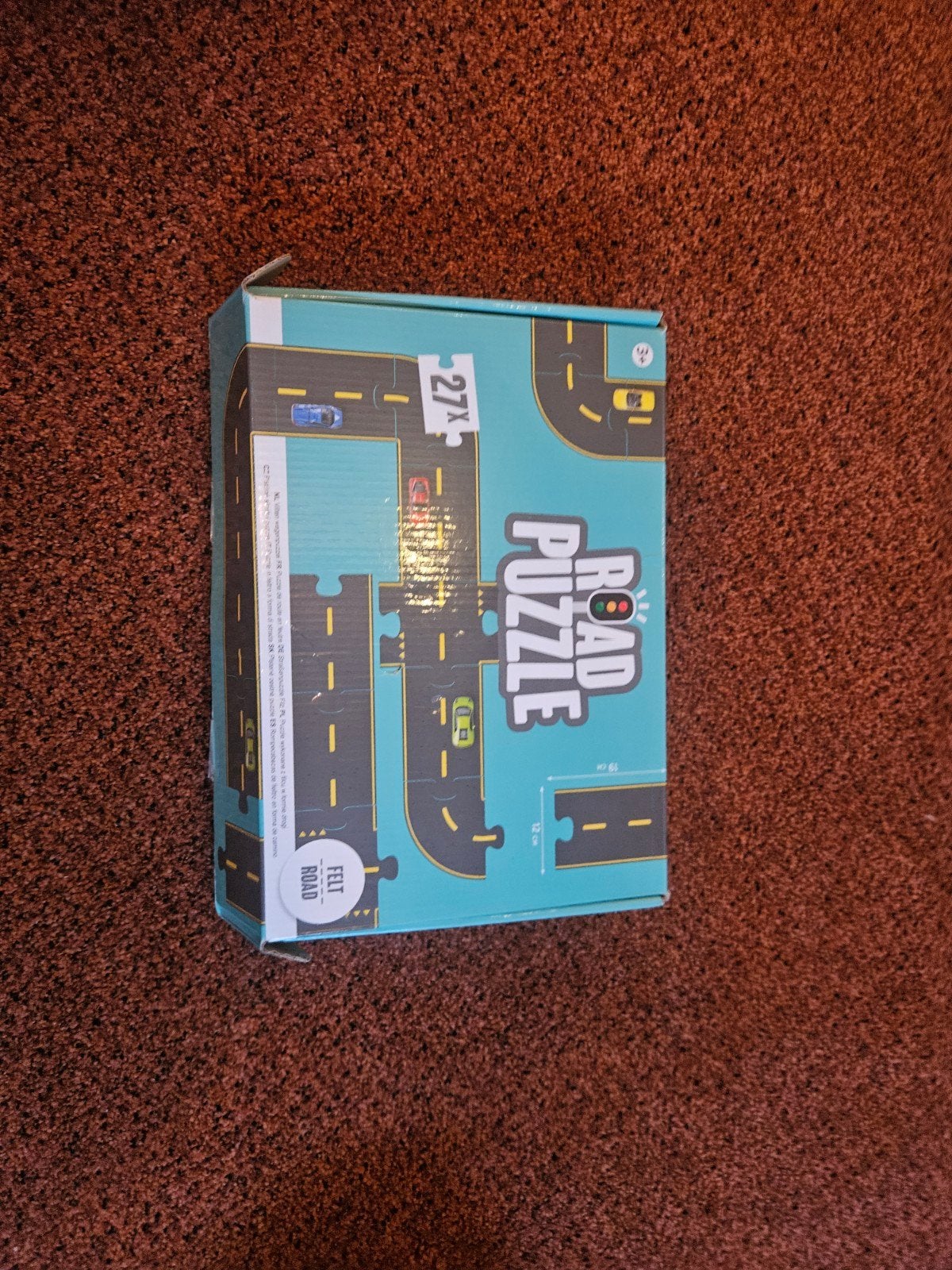 Road Puzzle Vilt Wegdelen - 27 Stuks, Ophalen of Verzenden, Meer dan 50 stukjes, Zo goed als nieuw, 2 tot 4 jaar