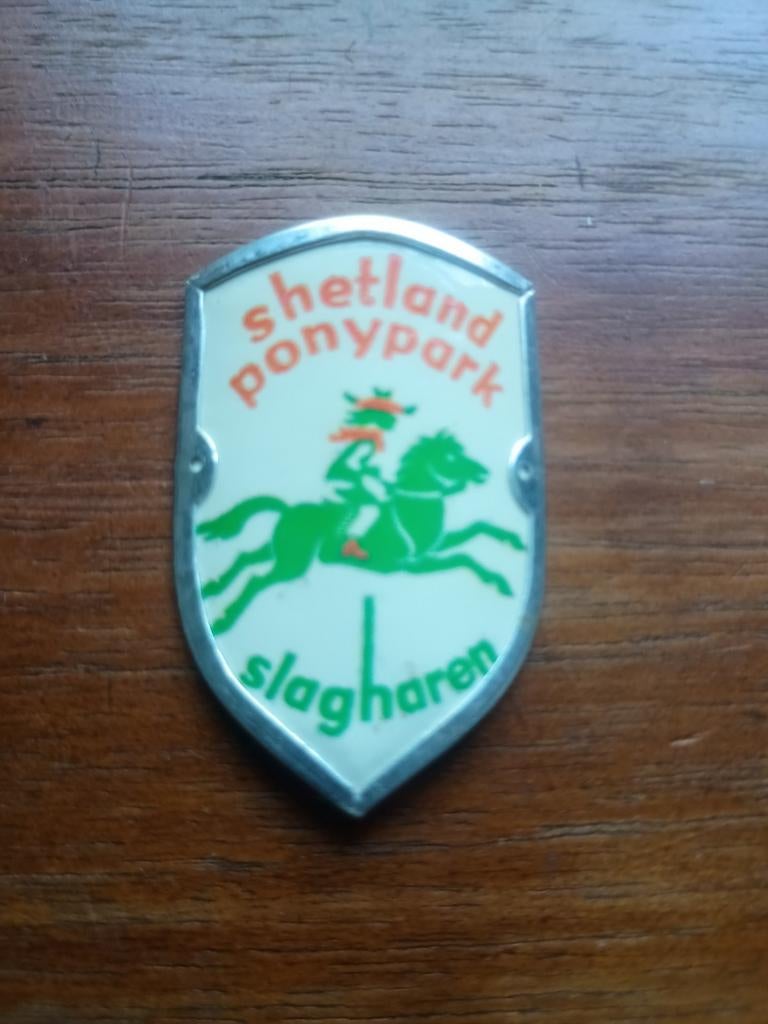 Ponypark Slagharen plaatje schild, Ophalen of Verzenden, Geen, Geen, Geen