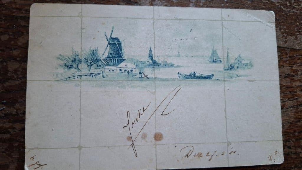 Friesland ??, Verzenden, Voor 1920, Gelopen, Stad of Dorp