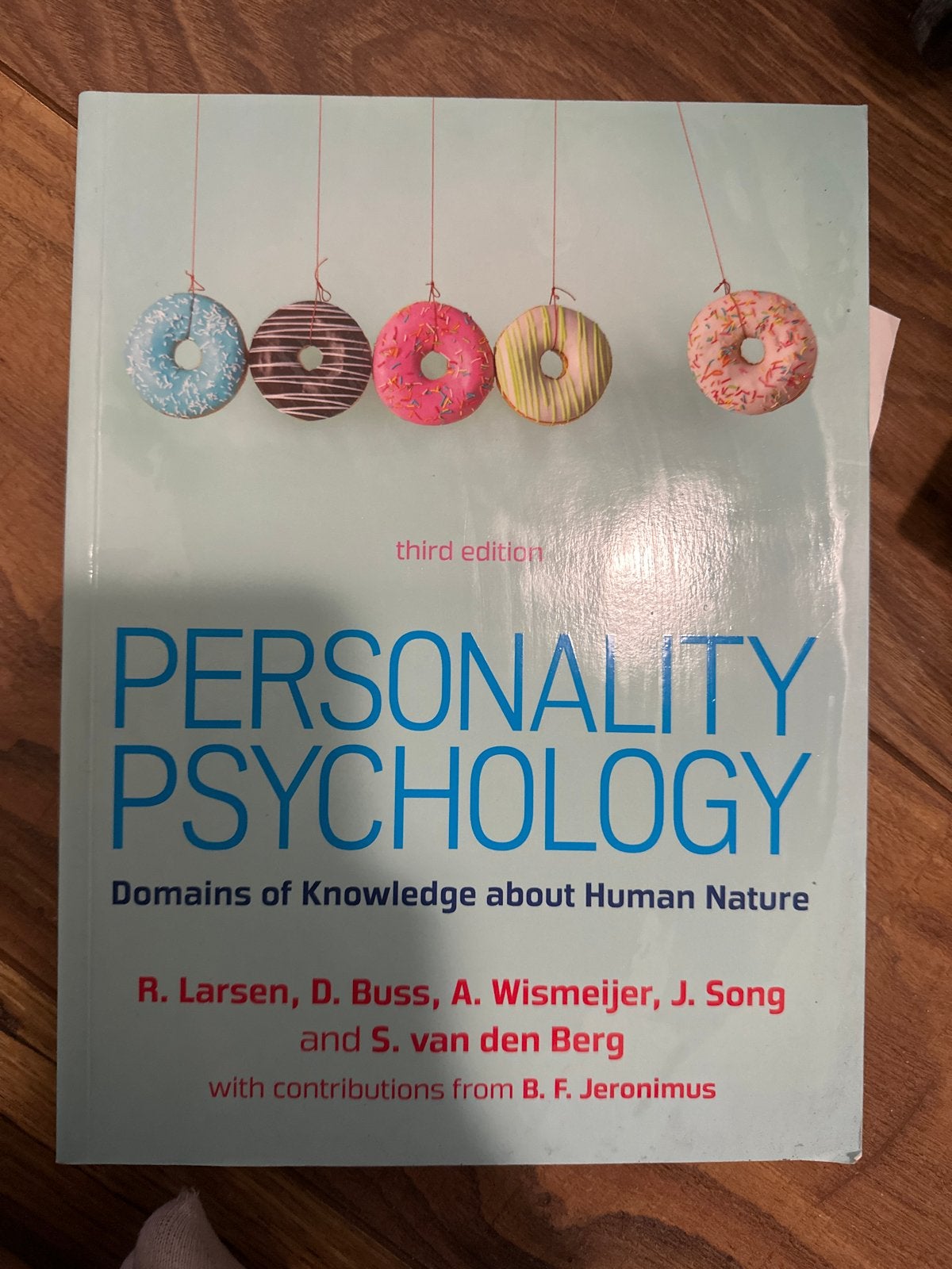 Personality Psychology - R. Larsen, D. Buss (3e editie), Ophalen of Verzenden, Gamma, Zo goed als nieuw, HBO
