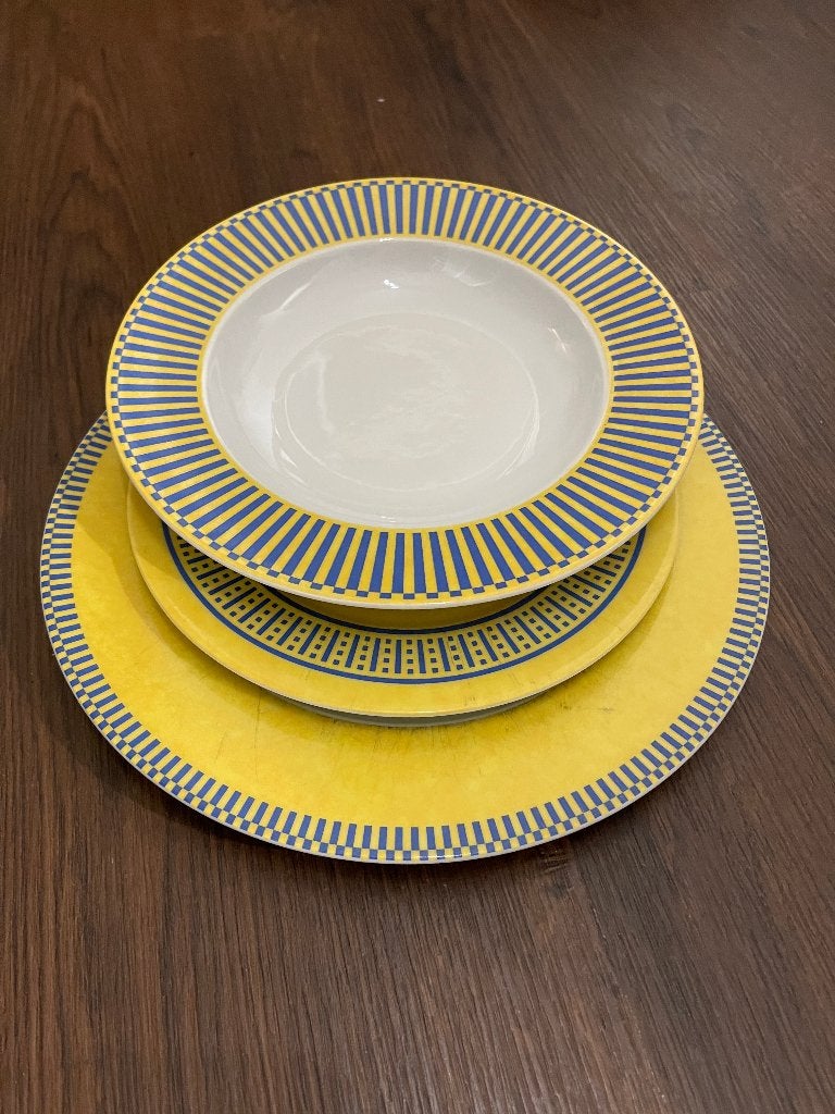Servies Furstenberg Yellow Fox, Ophalen, Gebruikt, Overige merken, Bord(en)
