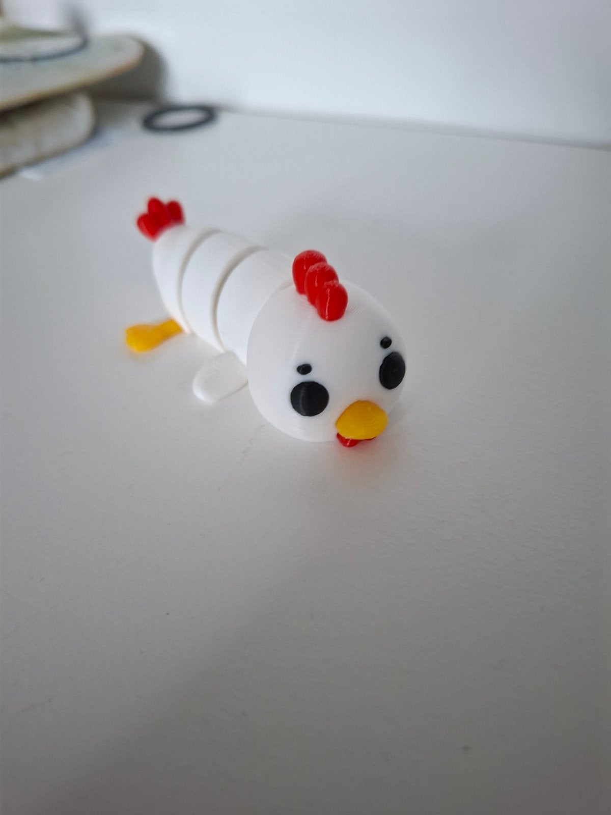 Flexi Kip 3D-geprint - Flexibel Speelgoed, Verzenden, Dieren, Nieuw, Meerkleurig