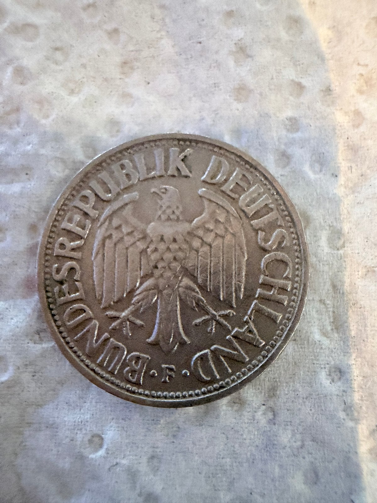 1 Deutsche Mark 1964 (F)- Bondsrepubliek Duitsland, Ophalen of Verzenden, Duitsland, Losse munt