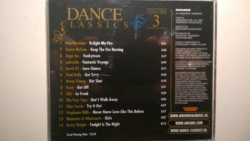 Dance Classics Volume 3, Ophalen of Verzenden, Zo goed als nieuw