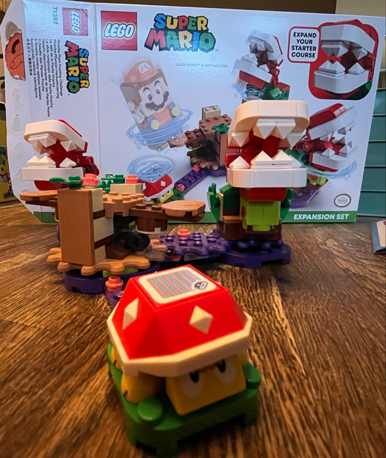 LEGO Super Mario Piranha Plant Puzzel Uitbreidingsset, Lego, Ophalen of Verzenden, Zo goed als nieuw, Compleet
