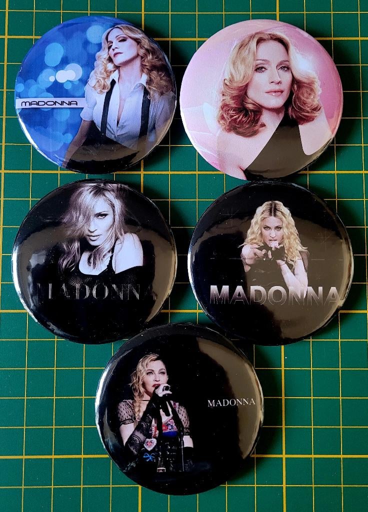 Grote Madonna buttons (2), Verzenden, Nieuw, Gebruiksvoorwerp