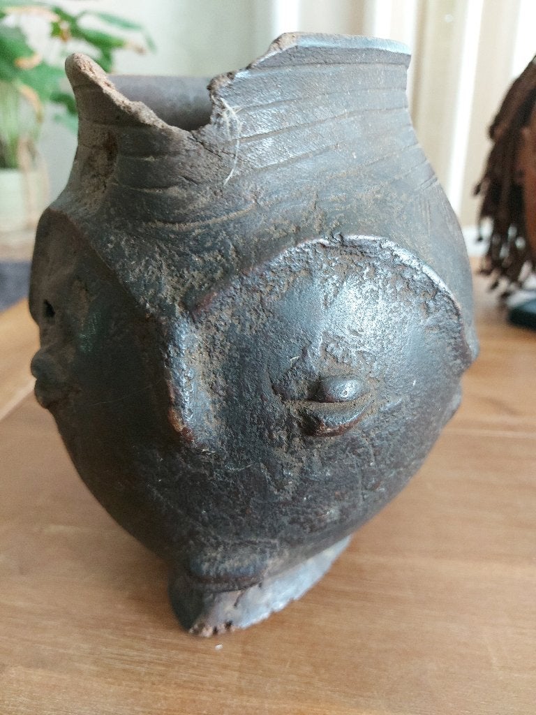 Congolese Shi of Bashi waterkruik uit de Kivu regio, Antiek en Kunst, Ophalen of Verzenden