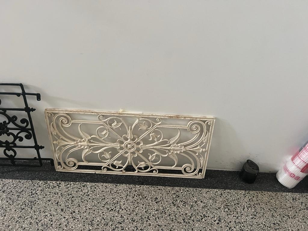 Prachtig decoratief rooster / ornament van zwaar gietijzer,, Antiek en Kunst, Ophalen