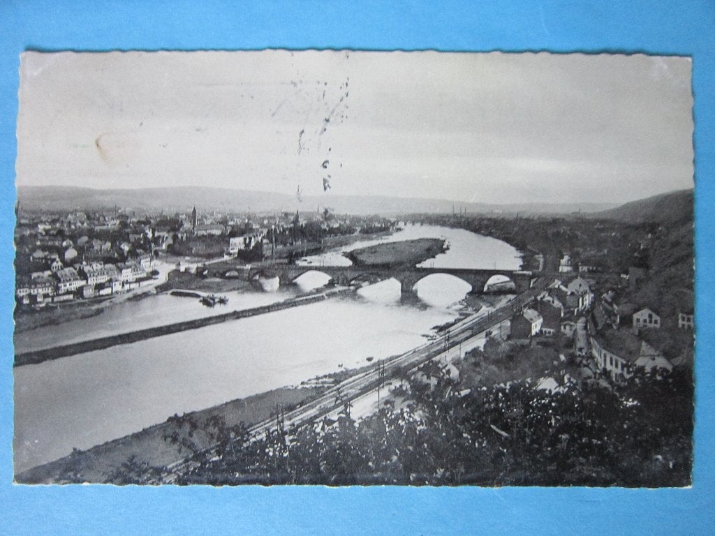 Ansichtkaart: Duitsland, Trier aan de Mosel, Panorama, Ophalen of Verzenden, 1940 tot 1960, Gelopen, Duitsland