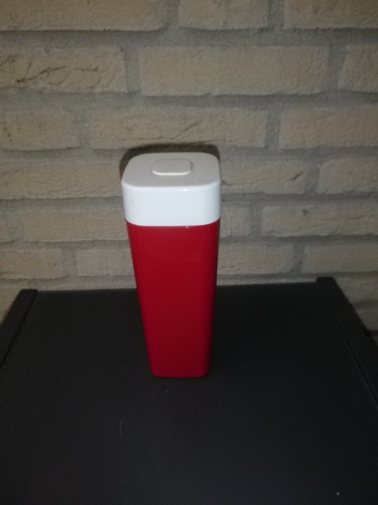 mooie rode voorraadbus tupperware, Verzamelen, Ophalen of Verzenden, Huis en Inrichting