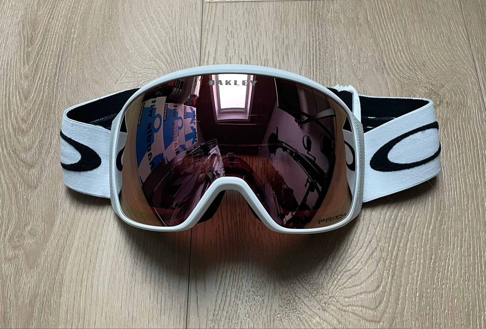 OAKLEY Flight Tracker L Prizm Skibril + Extra Lens, Overige merken, Overige typen, Ophalen of Verzenden, Zo goed als nieuw