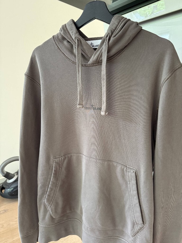 Stone Island Hoodie, Ophalen, Maat 52/54 (L), Bruin, Stone Island