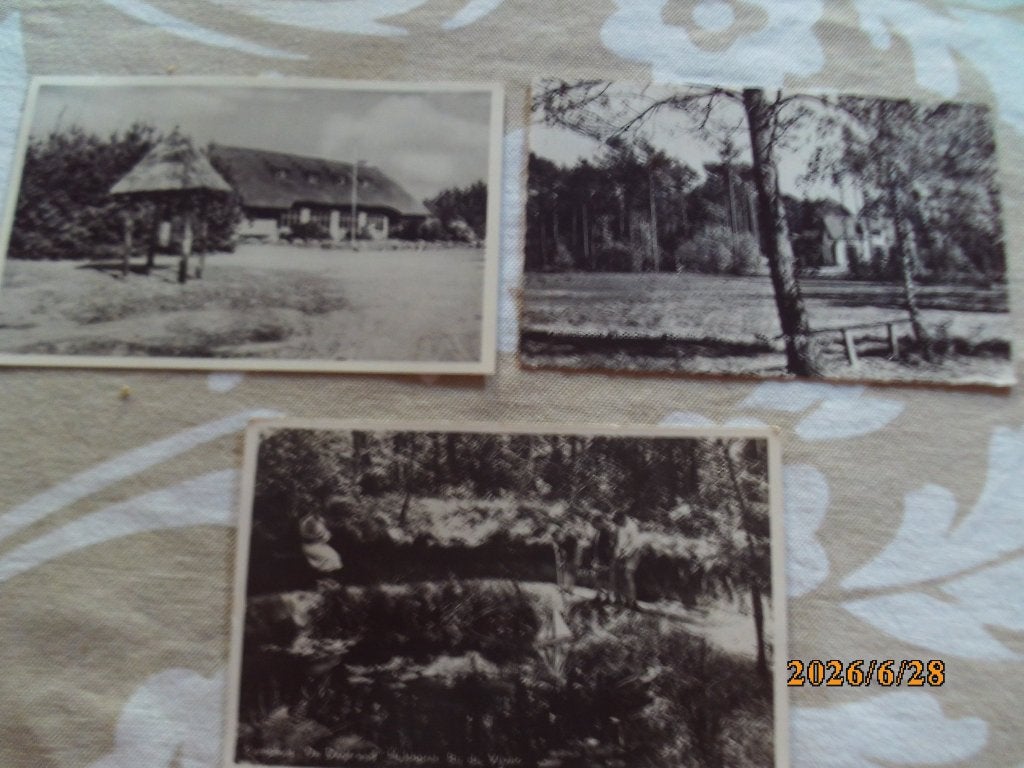 3x Hierden by Harderwijk Woudstee Hulshorst Bosch L Dageraad, Ophalen of Verzenden, 1940 tot 1960, Gelopen, Gelderland