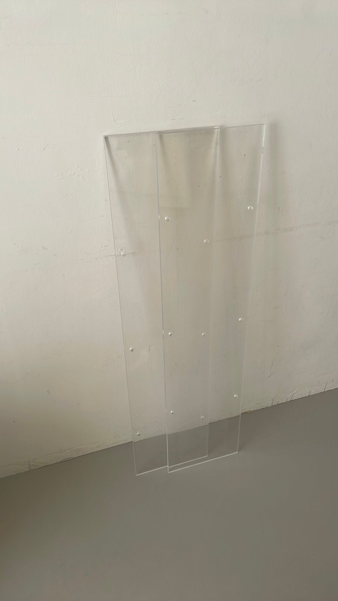 2 plexiglas platen, Ophalen, Gebruikt