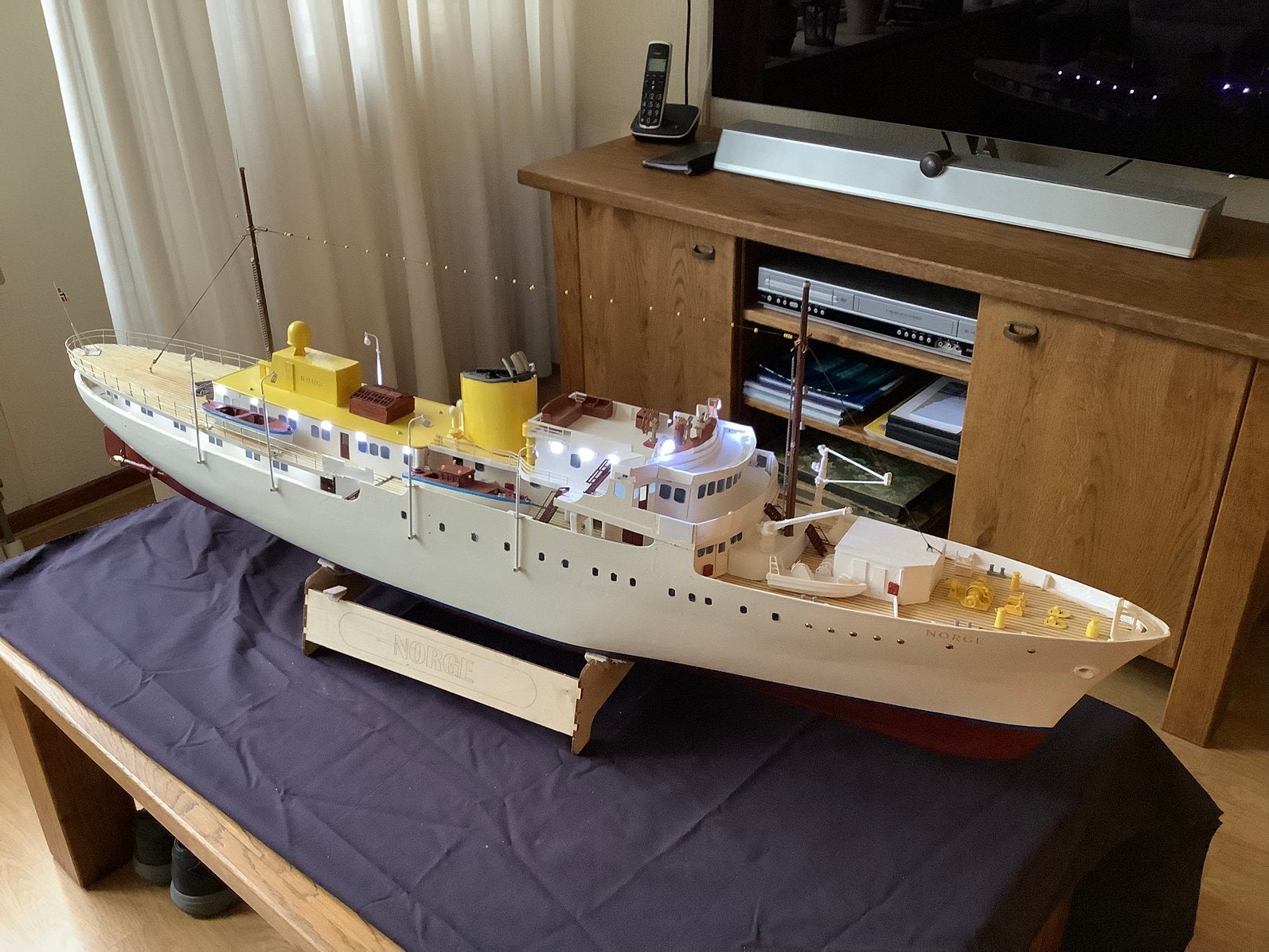 Norge varend model schaal 1:60, Ophalen, 1:50 tot 1:200