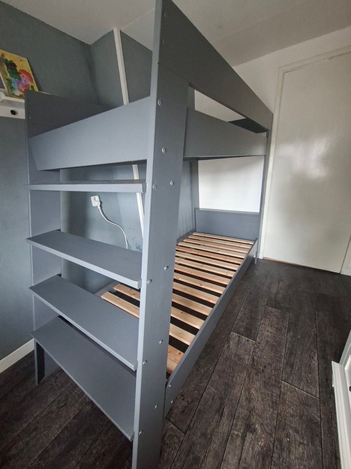 Stapelbed, Ophalen, 90 cm, 160 tot 180 cm, Tweepersoons