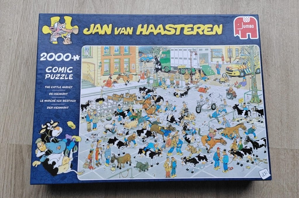 Jan van Haasteren 2000 legpuzzel De Veemarkt, Ophalen, Meer dan 1500 stukjes, Zo goed als nieuw, Legpuzzel
