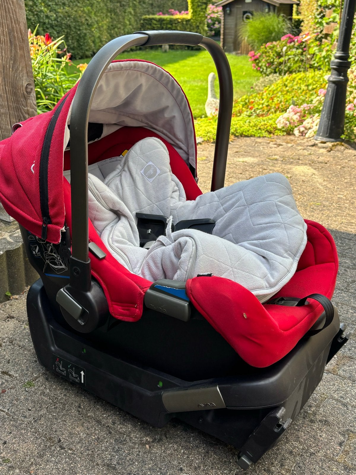 Nuna Pipa Lite LX autostoel met Isofix base, Gebruikt, Isofix, 0 t/m 13 kg, Ophalen