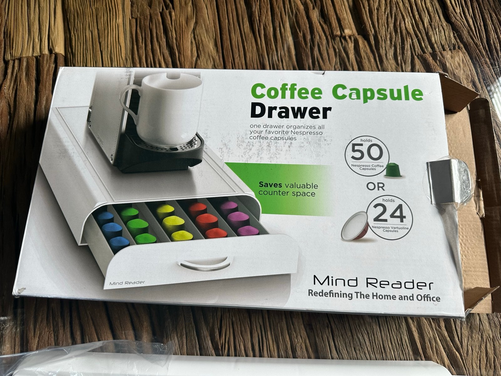 Koffiecapsule lade - Mind Reader, Koffiepads en cups, Overige modellen, 10 kopjes of meer, Nieuw
