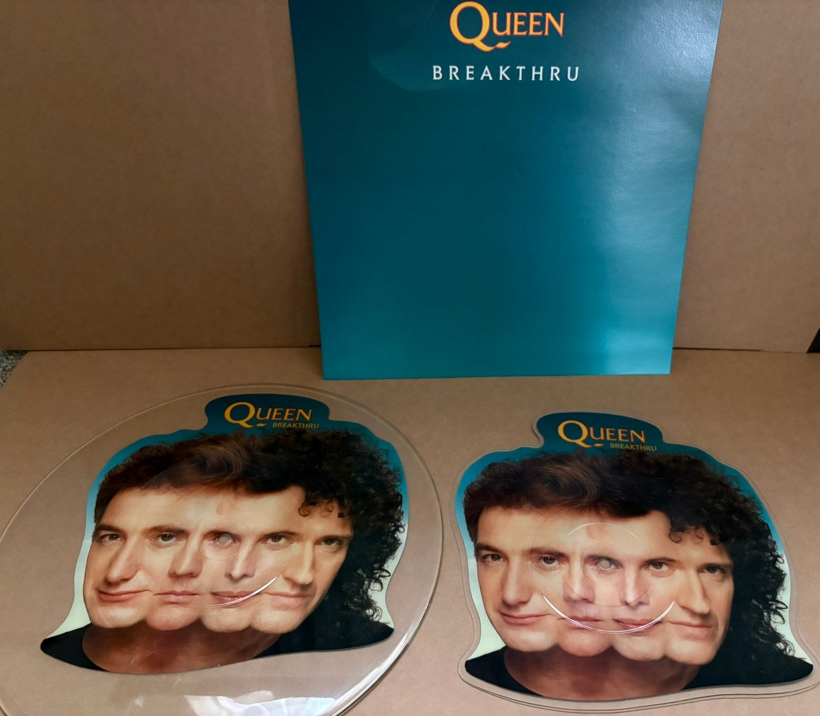 Queen 7" Breakthru 1989 UK Picture Disc Uncut Testpressing, 7 inch, Ophalen of Verzenden, Pop, Originele persing