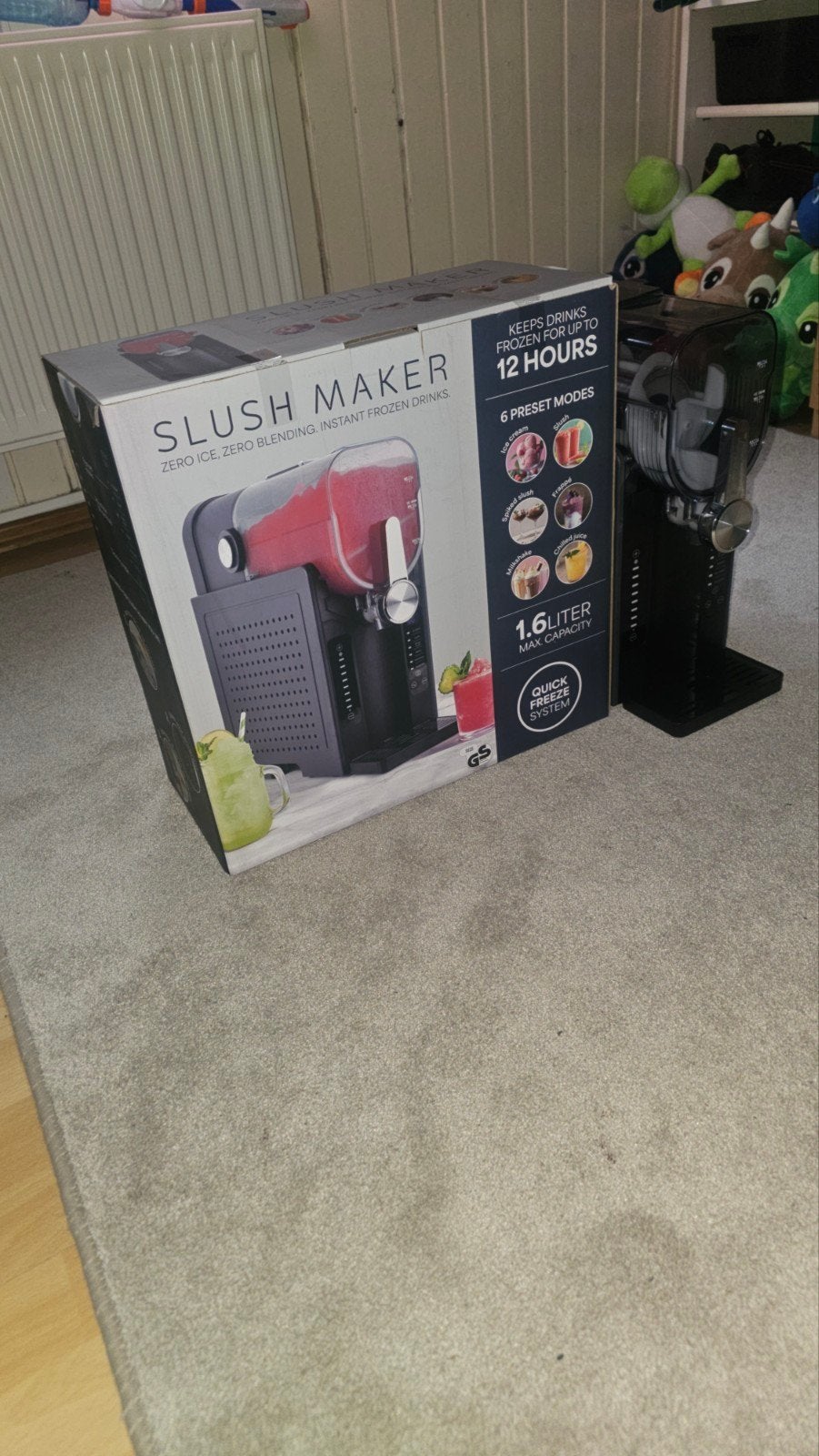slushi machine met doos bon en garantie!, Witgoed en Apparatuur, IJsmachines, Ophalen of Verzenden, Zo goed als nieuw