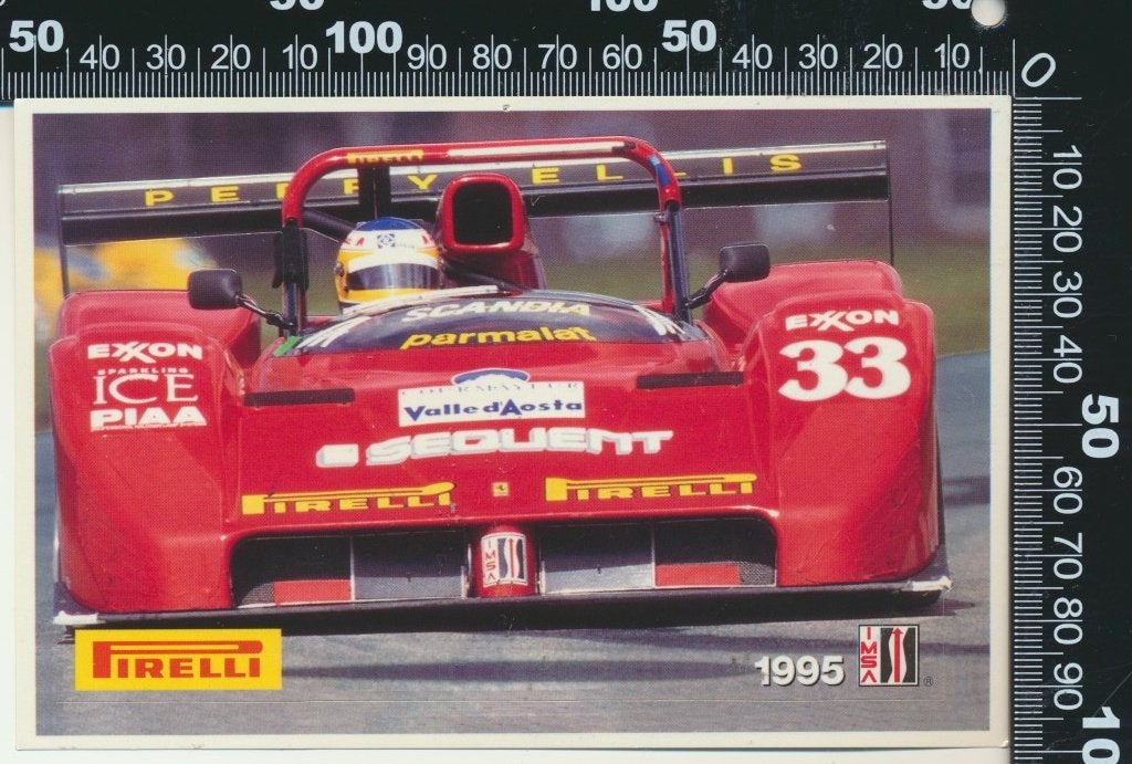 Sticker: IMSA 1995 - Pirelli, Ophalen of Verzenden, Zo goed als nieuw, Bedrijf of Vereniging