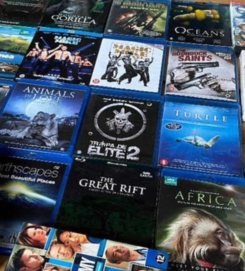 Plusminus 500 dvd’s, Ophalen, Zo goed als nieuw