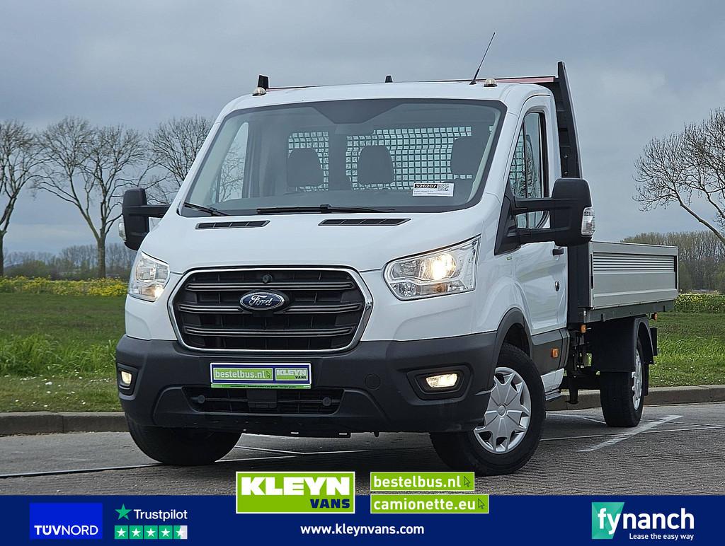 FORD TRANSIT 2.0 l3 open laadbak, Auto's, Bestelauto's, Gebruikt, Euro 6, 2227 kg, Wit