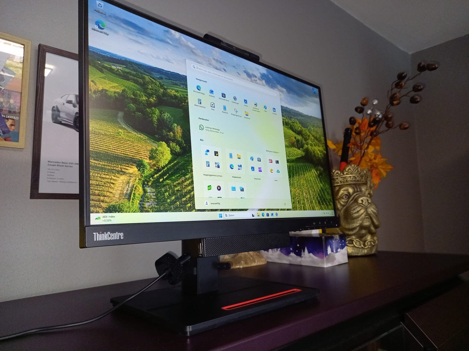Lenovo M70q Pro Gen 2 All-in-One PC met touchscreen, Ophalen, Zo goed als nieuw