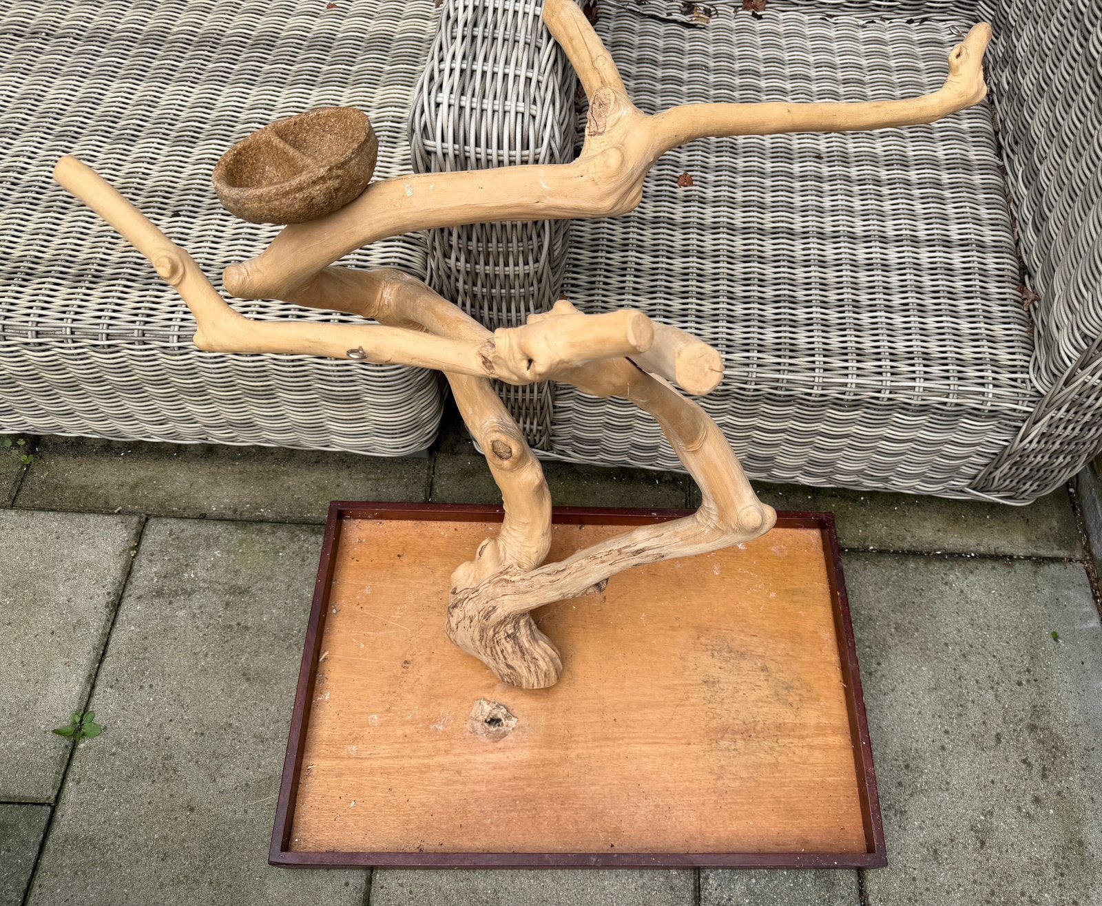 Java tafel standaard large | papegaai, Ophalen, Gebruikt, Overige typen