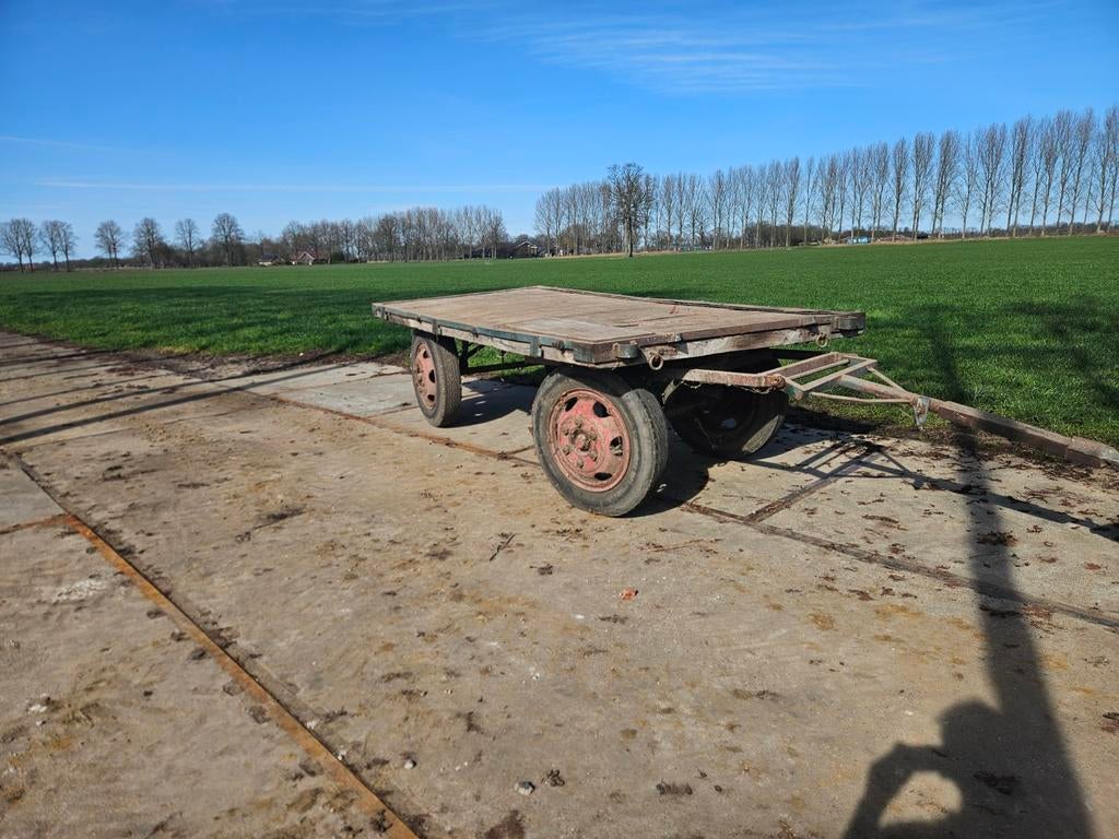 Landbouwwagen, platte wagen, hooiwagen, Ophalen