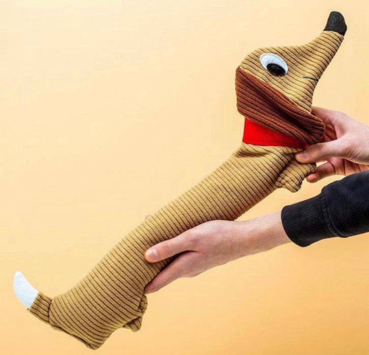 Bitten warmtekussen teckel-knuffel, Ophalen of Verzenden