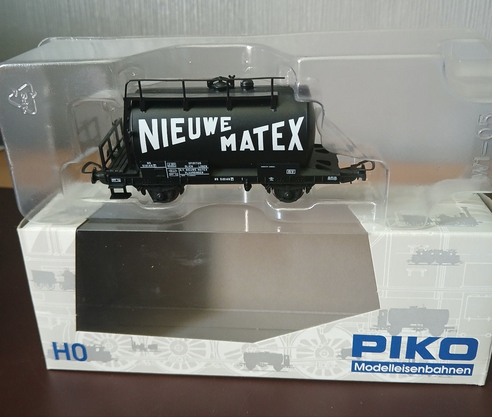 Piko 2 HO Matex NS Ep.II (95064) & 2Gulf Olie NS E, Ophalen, Gelijkstroom, Wagon, Piko