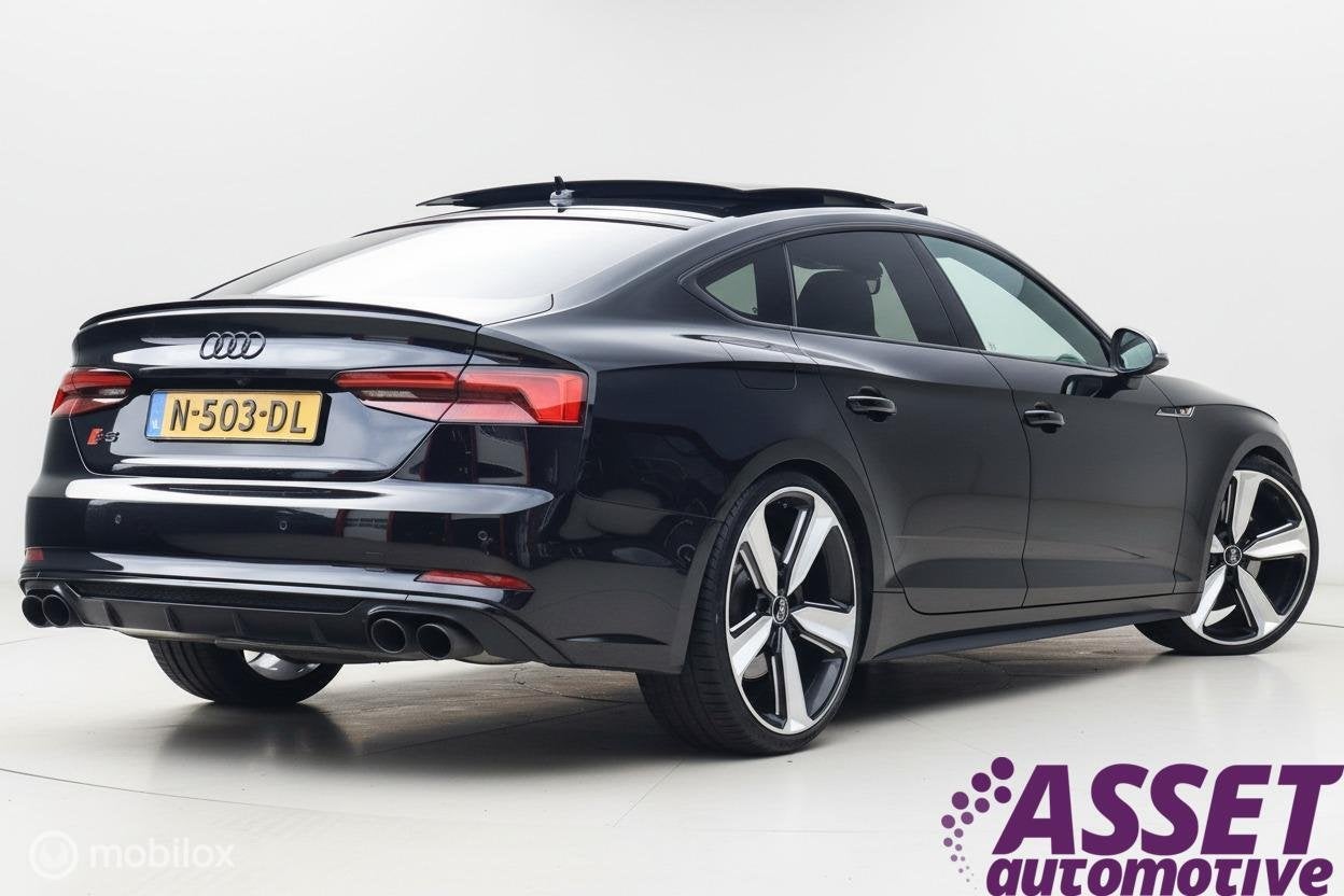 Audi S5 3.0 TFSI quattro Pro Line + | pano | massage | B&O, Auto's, Audi, Automaat, Gebruikt, 2995 cc, Zwart