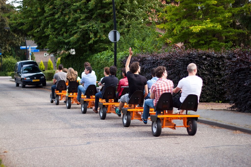 Fietstrein - publiekstrekker voor recreatie en evenementen, Ophalen, Zo goed als nieuw