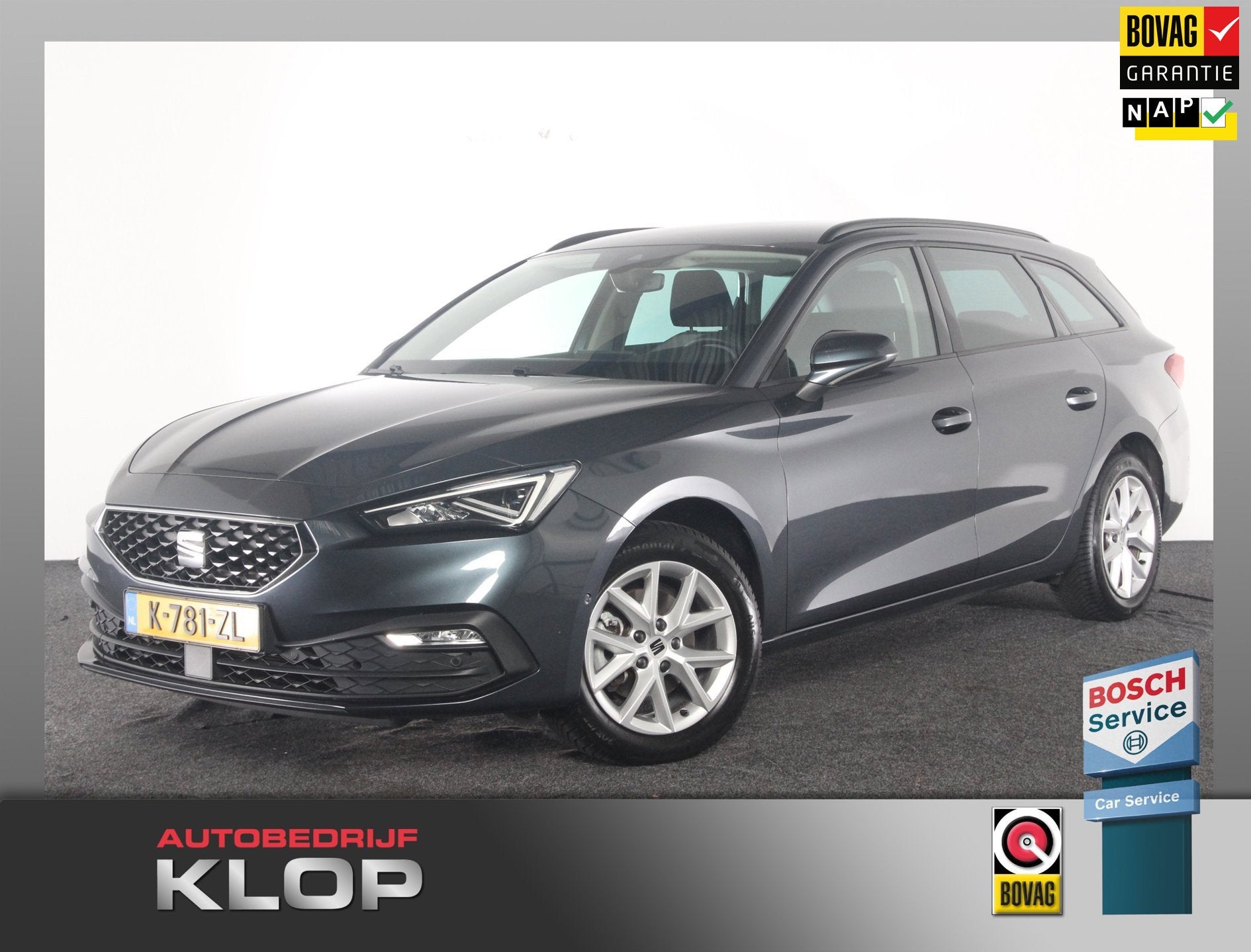 Seat Leon Sportstourer 1.0 TSI Style Business Intense, Auto's, Dealer onderhouden, Stof, Gebruikt, Euro 6