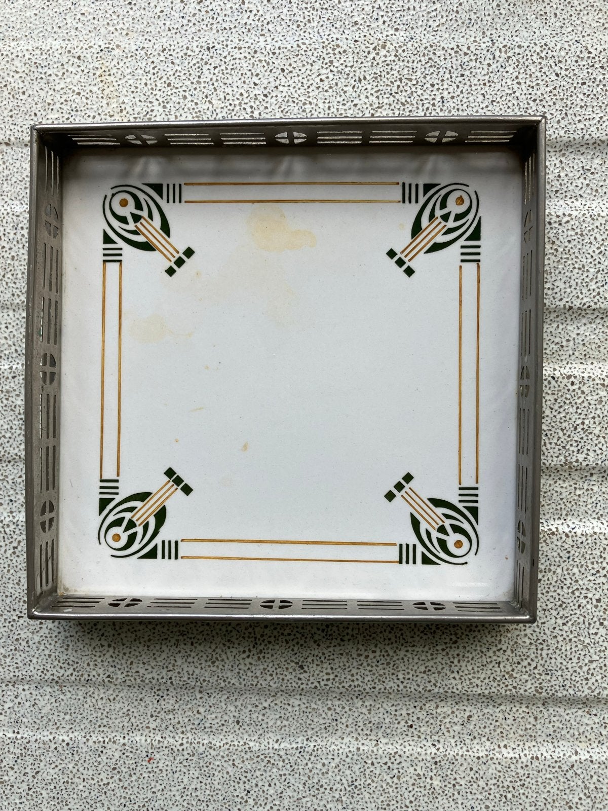 Chris van der Hoef Onderzetter - Art Deco, Ophalen of Verzenden