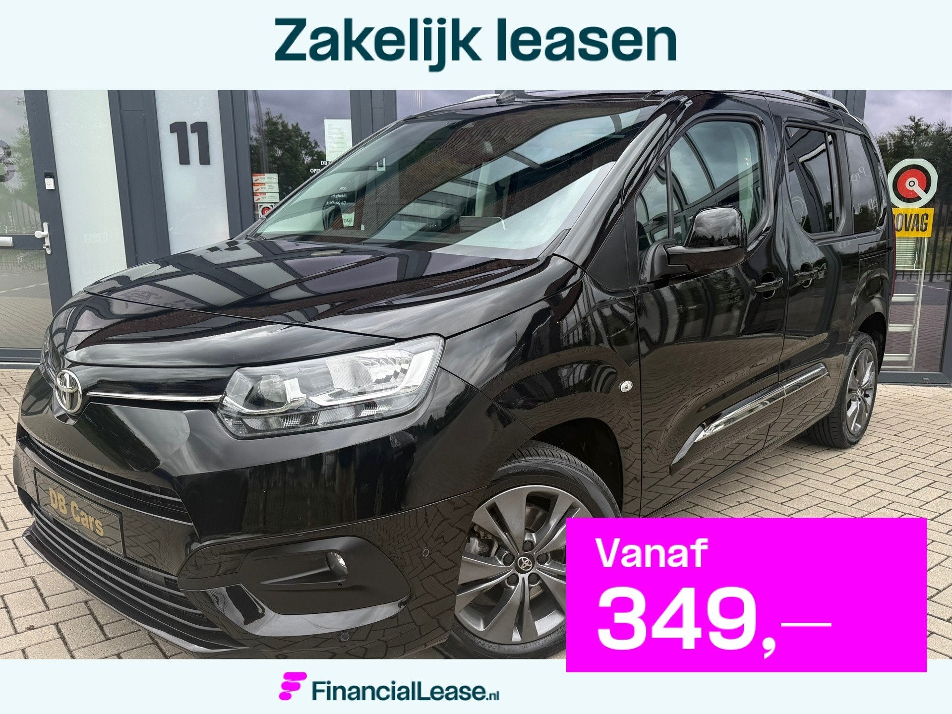 Toyota PROACE CITY VERSO 1.2 Turbo DynamicAutomaat,Pano,Came, Stof, Gebruikt, Zwart, 1199 cc